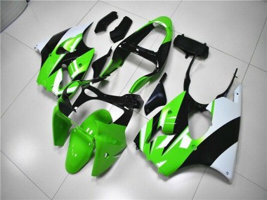 Kit Carena Moto Kawasaki ZX6R 2000-2002 - Verde Bianco Nero Sconto