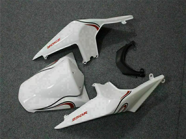 Carena Moto Kawasaki EX250 2008-2012 - Bianco Rosso