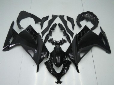Carena Moto Kawasaki Ninja 300 EX300R 2013-2024 - Nero Lucido Nero Opaco Sconto