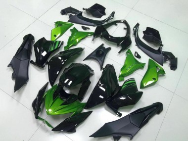Carena Moto Kawasaki Z800 2013-2018 - Verde Nero Lucido Sconto