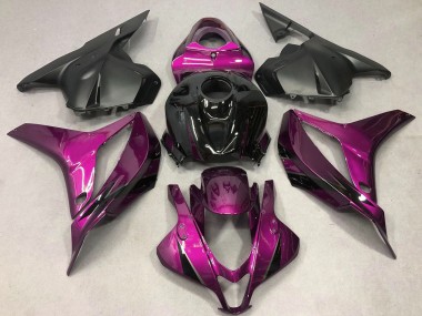 Carene Moto Honda CBR600RR 2009-2012 - Rosa Nero Lucido OEM Stile Sconto