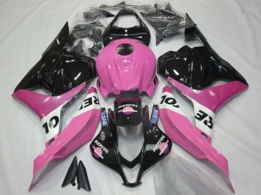 Carene Moto Honda CBR600RR 2009-2012 - Rosa Bianco Nero Lucido Repsol Sconto