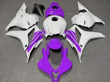 Carene Moto Honda CBR600RR 2009-2012 - Bianco Viola Banda Sconto