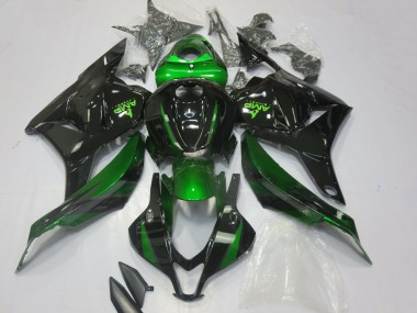 Carene Moto Honda CBR600RR 2009-2012 - Verde Nero Lucido Sconto