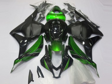 Carene Moto Honda CBR600RR 2009-2012 - Verde Nero Lucido Nero Opaco Sconto