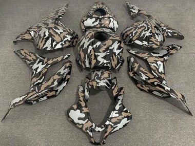 Carene Moto Honda CBR600RR 2009-2012 - Tan Argento Camouflage Sconto