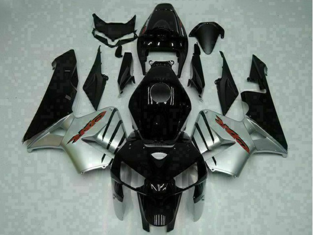Carena Moto Honda CBR600RR 2005-2006 - Nero Lucido Argento