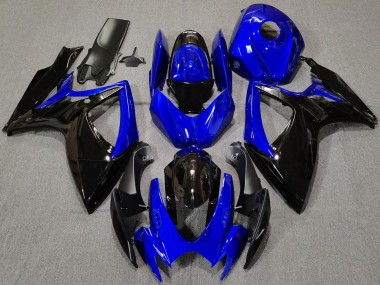 Carene Moto Suzuki GSXR 600 / GSXR 750 2006-2007 - Blu Nero Lucido Sconto