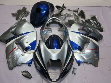 Carena Moto Suzuki GSXR 1300 1996-2007 - Argento Blu Sconto