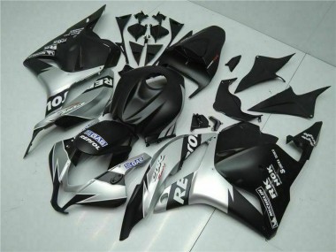 Carena Moto Honda CBR600RR 2009-2012 - Argento Nero Opaco Repsol Sconto