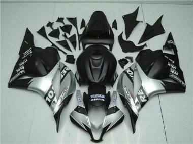 Carena Moto Honda CBR600RR 2009-2012 - Argento Nero Opaco Repsol Sconto