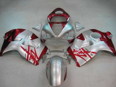 Carene Moto Suzuki GSXR 1300 1996-2007 - Argento Rosso Sconto