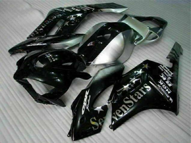 Carena Moto Honda CBR1000RR 2004-2005 - Argento Nero Lucido SevenStars
