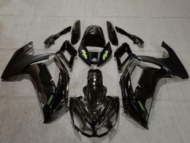 Carene Moto Kawasaki Ninja 650R 2009-2011 - Nero Lucido Verde Sconto