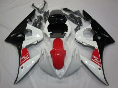 Carena Moto Yamaha R6 2005 - Bianco Rosso Nero Sconto