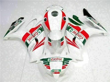 Carena Moto Honda CBR1000RR 2012-2016 - Bianco Rosso Verde Castrol Sconto