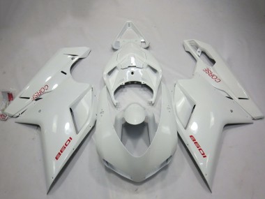 Carene Moto Ducati 1098 2007-2014 - Bianco Corse Sconto