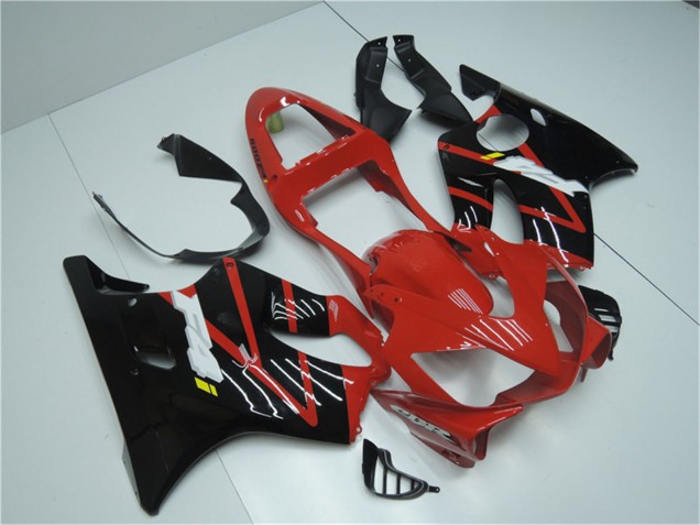 Kit Carena Moto ABS Honda CBR600 F4i 2001-2003 - Rosso Nero Lucido