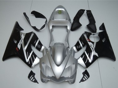 Carena Moto Honda CBR600 F4i 2001-2003 - Argento Nero Lucido Sconto