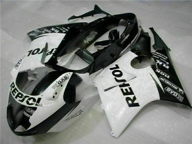 Carena Moto Honda CBR1100XX Blackbird 1996-2007 - Bianco Nero Lucido Repsol