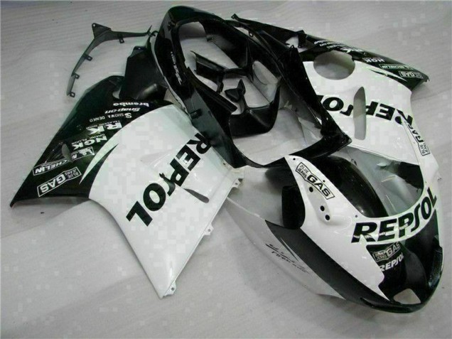 Carena Moto Honda CBR1100XX Blackbird 1996-2007 - Bianco Nero Lucido Repsol