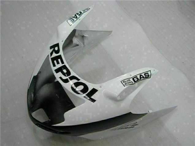 Carena Moto Honda CBR1100XX Blackbird 1996-2007 - Bianco Nero Lucido Repsol