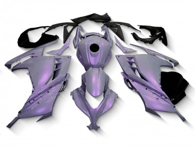 Carena Moto Kawasaki EX300 2013-2024 - Camaleonte Grigio Dazz Viola Perla Sconto