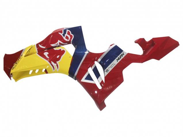 Carena Moto Honda CBR1000RR-R 2020-2023 - Blu Giallo Red Bull