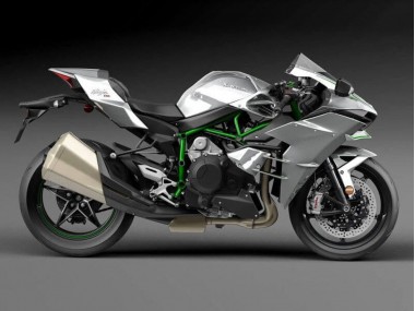 Carena Moto Kawasaki Ninja H2 2015-2022 - Argento Sconto