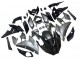 Carena Moto Kawasaki Ninja H2 2015-2022 - Argento Nero Fibra di Carbonio