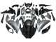 Carena Moto Kawasaki Ninja H2 2015-2022 - Argento Nero Fibra di Carbonio