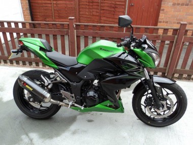 Carena Moto Kawasaki Z250/Z300 2015-2016 - Verde Nero Opaco Sconto