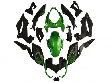 Carena Moto Kawasaki Z400 2018-2024 - Verde Nero Opaco Sconto