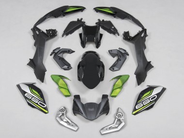 Carena Moto Kawasaki Ninja Z650 2017-2019 - Nero Verde Argento Sconto