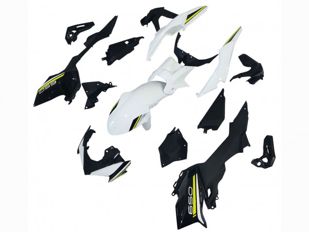 Carena Moto Kawasaki Ninja Z650 2020-2023 - Bianco Nero Verde