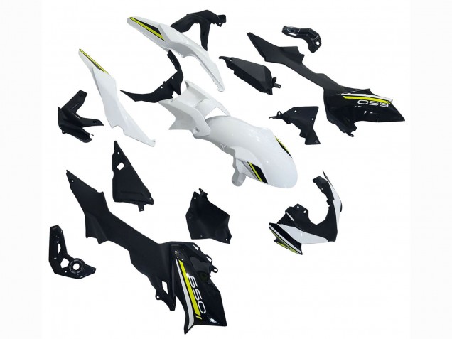 Carena Moto Kawasaki Ninja Z650 2020-2023 - Bianco Nero Verde