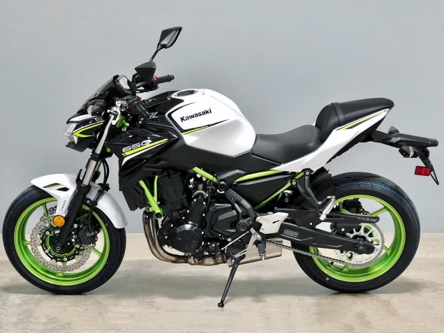 Carena Moto Kawasaki Ninja Z650 2020-2023 - Bianco Nero Verde