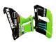 Carena Moto Kawasaki ZZR400 1993-2007 - Verde Nero Lucido Blu Mostro Elf Touch4 Bridgestone