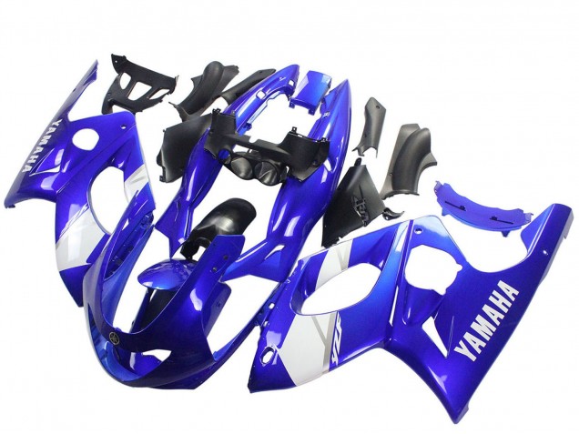 Carena Moto Yamaha YZF600R Thundercat 1996-2007 - Blu Bianco Argento
