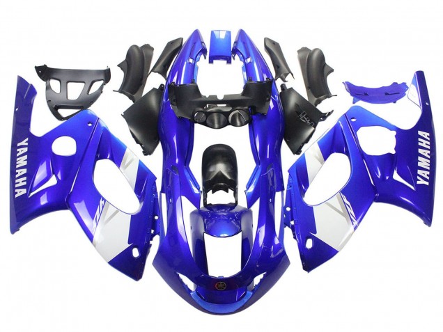 Carena Moto Yamaha YZF600R Thundercat 1996-2007 - Blu Bianco Argento