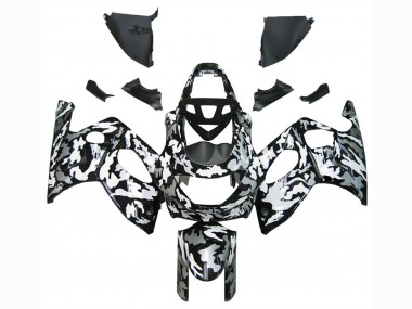 Carena Moto Yamaha YZF600R Thundercat 1996-2007 - Nero Bianco Grigio Camouflage Sconto