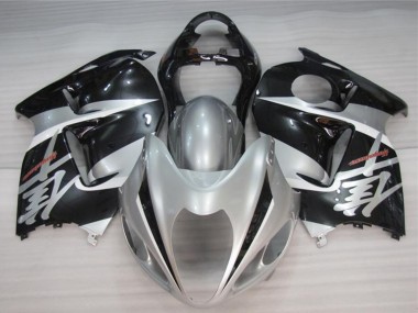 Carena Moto Suzuki GSXR 1300 Hayabusa 1996-2007 - Argento Nero Sconto