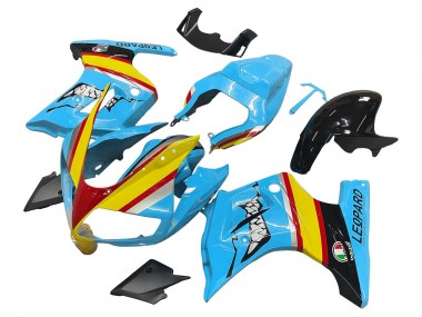Carena Moto Suzuki SV650 2003-2013 - Blu Giallo Rosso Argento Squalo Sconto
