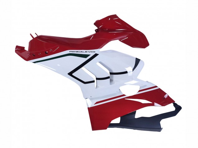 Carena Moto Ducati Panigale V4 V4S 2020-2021 - Bianco Rosso Verde Nero Opaco