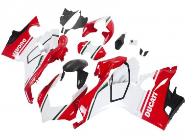 Carena Moto Ducati Panigale V4 V4S 2018-2019 - Bianco Rosso Nero Opaco Sconto