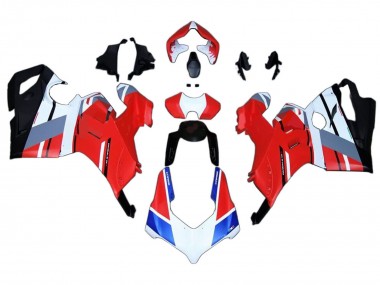 Carena Moto Ducati Panigale V4 V4S 2020-2021 - Bianco Blu Rosso Nero Lucido Sconto