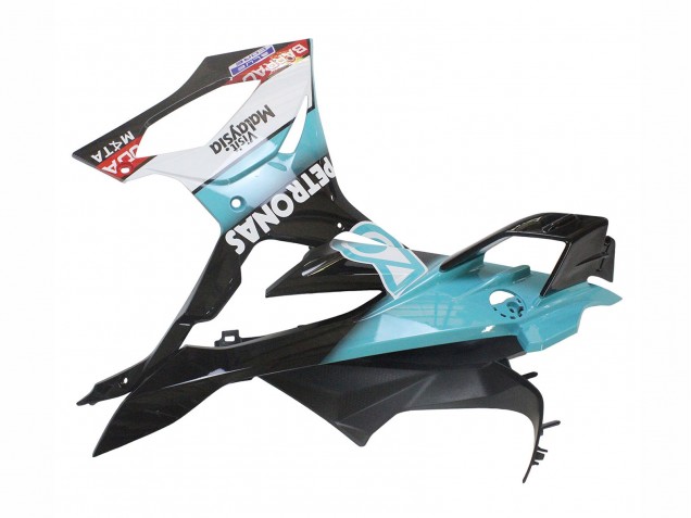 Carena Moto BMW S1000RR 2023-2024 - Azzurro Chiaro Nero Opaco Petronas