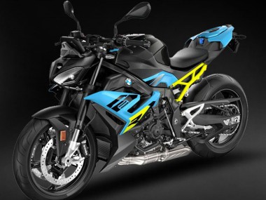 Carena Moto BMW S1000R 2021-2025 - Nero Azzurro Chiaro Giallo Sconto