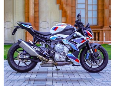 Carena Moto BMW S1000R 2021-2025 - Bianco Azzurro Chiaro Scuro Rosso Sconto