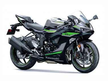 Carena Moto Kawasaki ZX6R 2023-2025 - Nero Grigio Verde Ninja Sconto